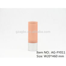 Charmante Kunststoff Runde Lippenstift Rohr Container AG-FY011, Größe 11.8/12.1/12.7mm,Custom Tassenfarbe